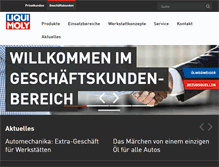 Tablet Screenshot of liqui-moly.biz